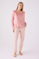 PC8916-S PIERRE CARDINطقم بيجاما شتوي للنساء قطعتين - الصورة 4