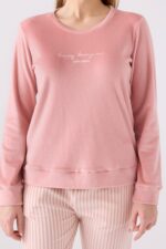 PC8916-S PIERRE CARDINطقم بيجاما شتوي للنساء قطعتين - الصورة 2