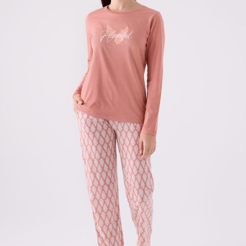 AR3071-S طقم بيجاما قطن للنساء قطعتين قطن