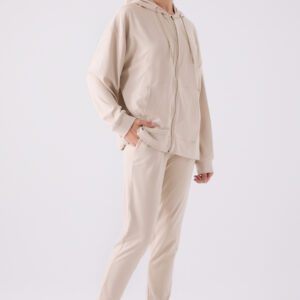 AR3111-S طقم تريننج للنساء قطعتين لون بيج