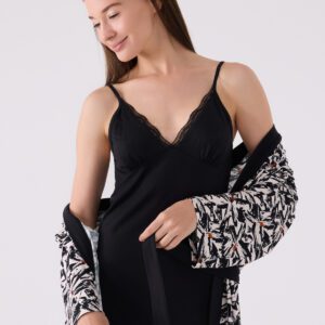 AR3114-S طقم قميص نوم قصير للنساء بتصميم مميز ومريح