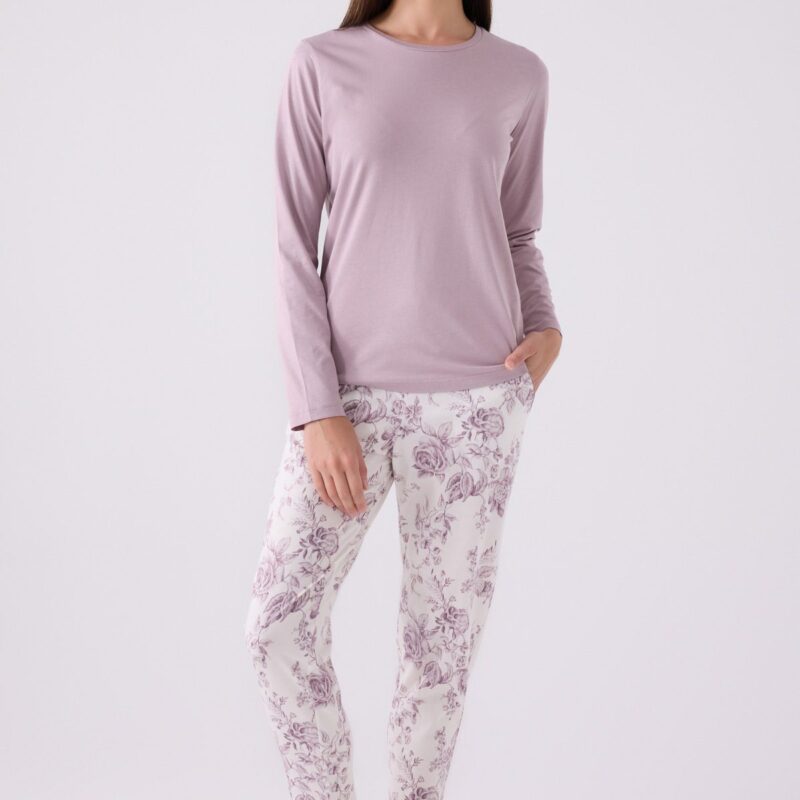 AR3118-S طقم بيجاما للنساء قطعتين قطن ربيعي