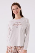 ⁦PC8860-S PIERRE CARDIN طقم بيجاما قطن للنساء⁩ - الصورة ⁦4⁩