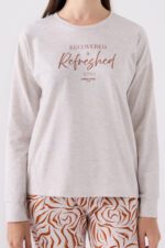 ⁦PC8860-S PIERRE CARDIN طقم بيجاما قطن للنساء⁩ - الصورة ⁦3⁩