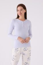 ⁦PC8884-S PIERRE CARDIN طقم بيجاما قطعتين للنساء قطن⁩ - الصورة ⁦6⁩