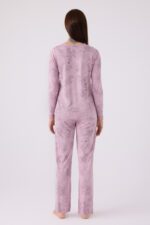 PC8874-S PIERRE CARDIN طقم بيجاما قطن قطعتين بأزرار بتصميم انيق ومريح - الصورة 3