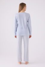 ⁦PC8887-S PIERRE CARDIN طقم بيجاما قطن قطعتين بتصميم مميز انيق ومريح⁩ - الصورة ⁦6⁩