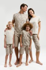 ⁦AR3300 طقم شورت قطعتين قطن من كولكشن العائلة⁩ - الصورة ⁦2⁩