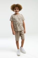 ⁦AR3300 طقم شورت قطعتين قطن من كولكشن العائلة⁩ - الصورة ⁦3⁩