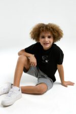 ⁦AR3320 طقم شورت من كولكشن الاب مع ابنه قطن قطعتين⁩ - الصورة ⁦4⁩