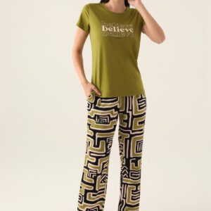 PC8817-S PIERRE CARDIN طقم بيتي للنساء قطعتين بتصميم انيق ومميز