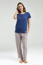 PC8956 PIERRE CARDIN طقم بيتي قطن بتصميم مميز