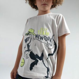 RP3534-2 طقم شورت للاولاد قطن قطعتين