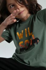 ⁦RP3556-2 طقم بيجاما قطن قطعتين للاولاد⁩ - الصورة ⁦2⁩