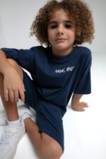 ⁦RP3572 طقم شورت للاولاد  قطن قطعتين كحلي⁩ - الصورة ⁦6⁩