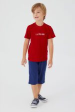 ⁦US1329 US POLO ASSN طقم برمودا للاولاد قطن قطعتين⁩ - الصورة ⁦5⁩