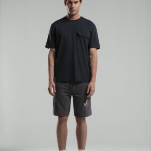 BMY0006 BENMANAJ طقم شورت للشباب قطعتين قطن