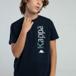38257HW KAPPA BRAND بلوز نصف كم قطن للاولاد لون كحلي