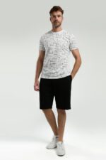 AR3332 طقم شورت للشباب قطن قطعتين