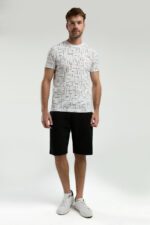 ⁦AR3332 طقم شورت للشباب قطن قطعتين⁩ - الصورة ⁦4⁩