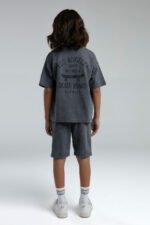 ⁦RP3568 طقم شورت للاولاد قطن ثلاثة خيط⁩ - الصورة ⁦3⁩