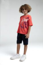 ⁦RP3571-2 طقم شورت للاولاد قطن قطعتين⁩ - الصورة ⁦3⁩