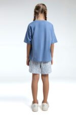 ⁦RP3611-2 طقم شورت للفتيات قطن قطعتين⁩ - الصورة ⁦5⁩