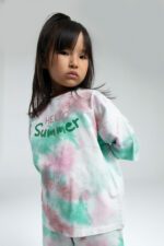 ⁦RP3616-2 طقم شورت للفتيات قطن ثلاثة خيط⁩ - الصورة ⁦2⁩