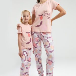 RP3617 طقم بيجاما من كولكشن الام وابنتها قطن