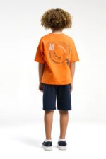 ⁦US2053 US POLO ASSN طقم شورت للاولاد قطن ثلاثة خيط⁩ - الصورة ⁦2⁩