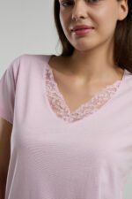 ⁦AR3253 طقم بيجاما قطن برمودا للنساء قطعتين⁩ - الصورة ⁦5⁩