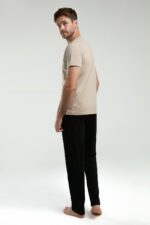 ⁦AR3324-S طقم بيجاما قطن للرجال قطعتين⁩ - الصورة ⁦6⁩