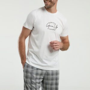 AR3346 طقم شورت للشباب قطن قطعتين