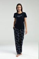 ⁦AR3232-S طقم بيجاما للنساء قطن بارد⁩ - الصورة ⁦2⁩