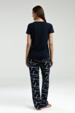 ⁦AR3232-S طقم بيجاما للنساء قطن بارد⁩ - الصورة ⁦5⁩