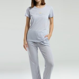 PC8978-S Pierre Cardin طقم بيجاما قطعتين قطن للنساء