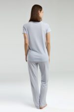 ⁦PC8978-S Pierre Cardin طقم بيجاما قطعتين قطن للنساء⁩ - الصورة ⁦5⁩