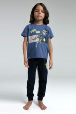 RP3535-2 طقم بيجاما للاولاد قطن قطعتين