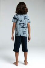 ⁦RP3560 طقم للاولاد قطعتين قطن برمودا⁩ - الصورة ⁦3⁩