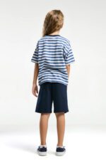 ⁦US2074  US POLO ASSN طقم للبنات قطن شورت قطعتين⁩ - الصورة ⁦2⁩