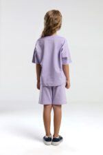 ⁦US2090 US POLO ASSN طقم شورت قطن ثلاثة خيط لون ليلكي⁩ - الصورة ⁦6⁩