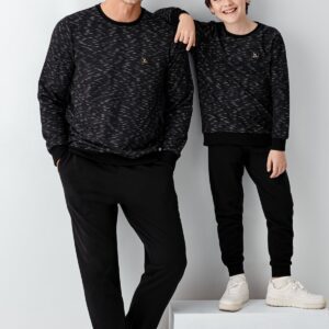 AR3504 طقم بيجاما شتوي من كولكشن الاب مع ابنه