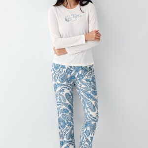 PC9074-S PIERRE CARDIN طقم بيجاما قطن للنساء