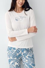 ⁦PC9074-S PIERRE CARDIN طقم بيجاما قطن للنساء⁩ - الصورة ⁦3⁩