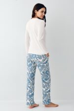 ⁦PC9074-S PIERRE CARDIN طقم بيجاما قطن للنساء⁩ - الصورة ⁦2⁩