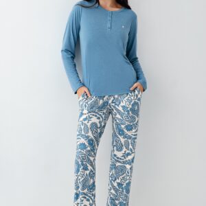 PC9075-S PIERRE CARDIN طقم بيجاما قطن للنساء