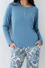 ⁦PC9075-S PIERRE CARDIN طقم بيجاما قطن للنساء⁩ - الصورة ⁦3⁩