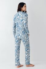 ⁦PC9076-S PIERRE CARDIN طقم بيجاما بأزرار قطن⁩ - الصورة ⁦2⁩