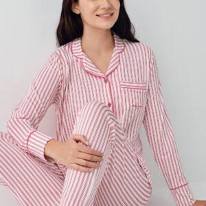 PC9113-S PIERRE CARDIN طقم بيجاما بأزرار قطن