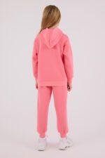 ⁦RP3691 طقم شتوي دافئ للفتيات مبطن لون زهري⁩ - الصورة ⁦6⁩